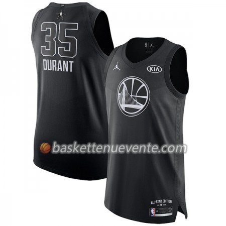 Maillot Basket Golden State Warriors Kevin Durant 35 2018 All-Star Jordan Brand Noir Swingman - Homme